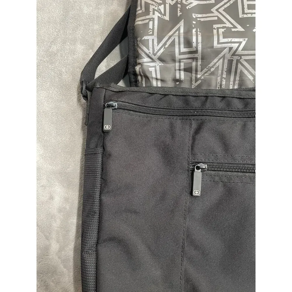 OGIO Shoulder Messenger Laptop Computer Bag 18”x 13” Black EUC